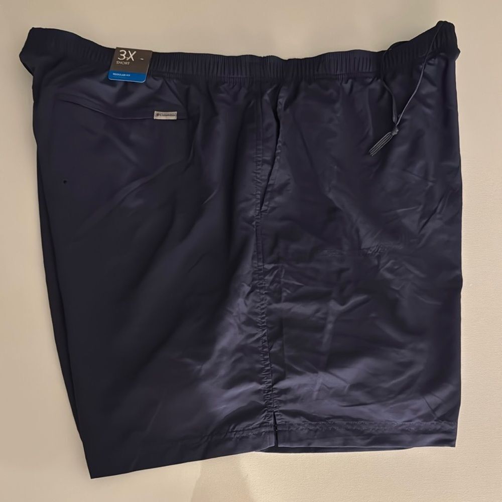 Columbia Shorts Womens 3X Navy Sandy River Zip Pocket